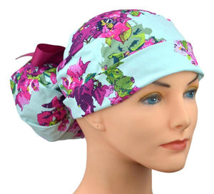 Womens Perfect Fit Ponytail Surgical Scrub Hat | Enchanted