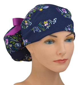 Womens Perfect Fit Ponytail Surgical Scrub Hat | Lavish